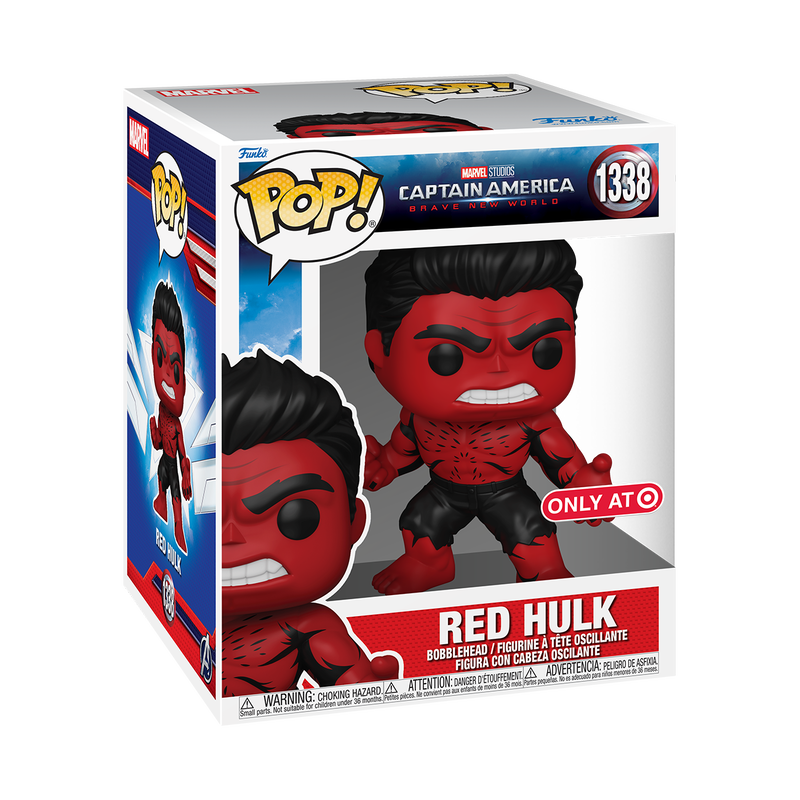 POP! SUPER RED HULK (RETRO COMIC DECO)