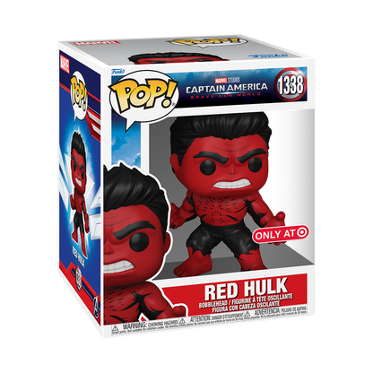 POP! SUPER RED HULK (RETRO COMIC DECO)